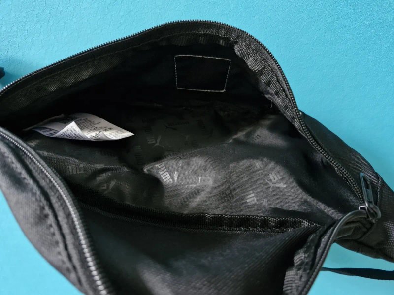 Поясна сумка PUMA Phase Patch Waist Bag 2,2 л, чорна, унісекс — фото 2