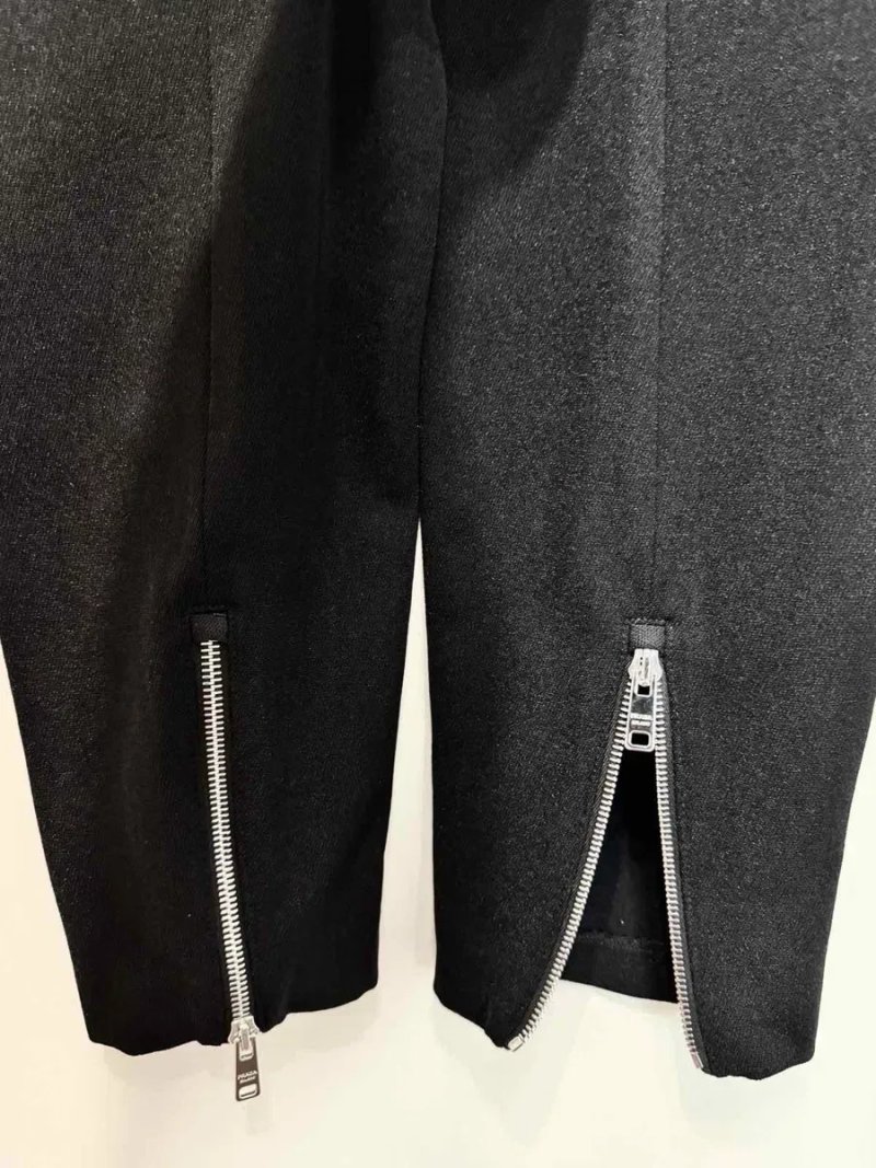 Prada Milano Оригінальні брюки з блискавками riri (Розмір IT 44 / M-L) — фото 4