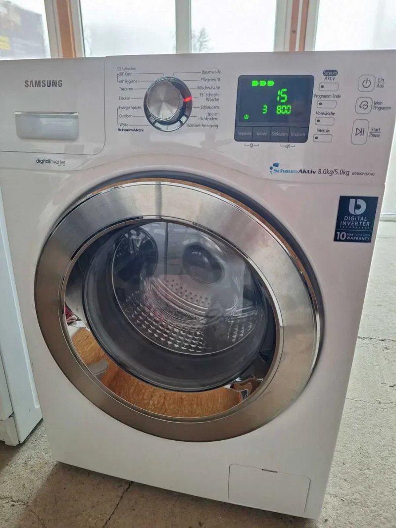 пралка з сушкою прально-сушильна машина Samsung inverter — фото 3