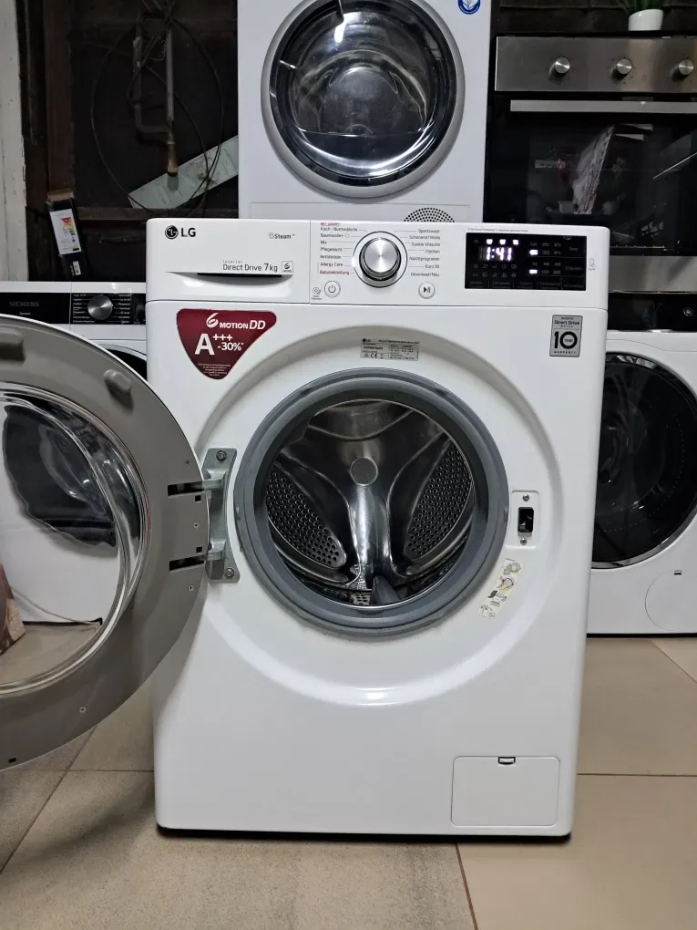 Пральна машина LG  на 7 кг та 1400 обертів з інверторним двигуном на прямому приводі з надзвичайно економним використанням електроенергії А+++ — фото 3