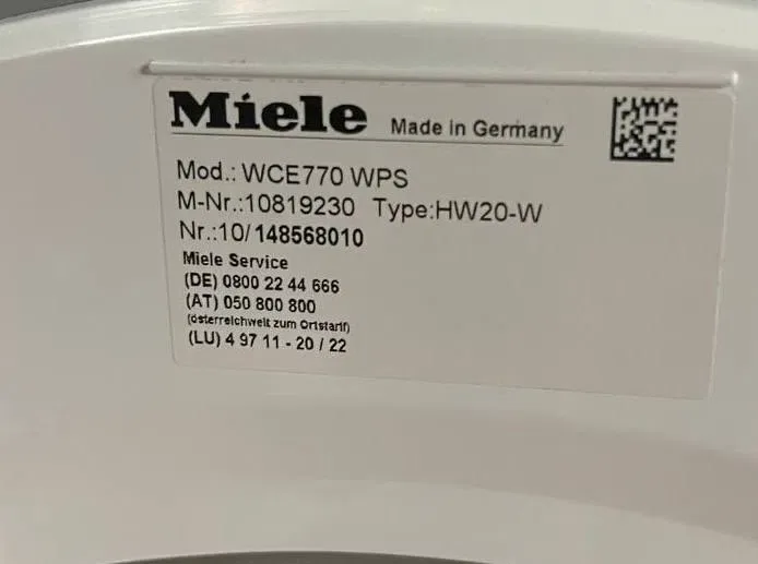 Пральна машина Miele W1 — фото 8