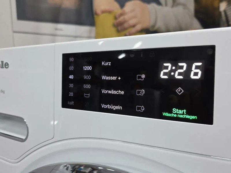 Пральна машина Miele W1 8кг функція PowerWash 2.0 Розглажування парою доставка — фото 6