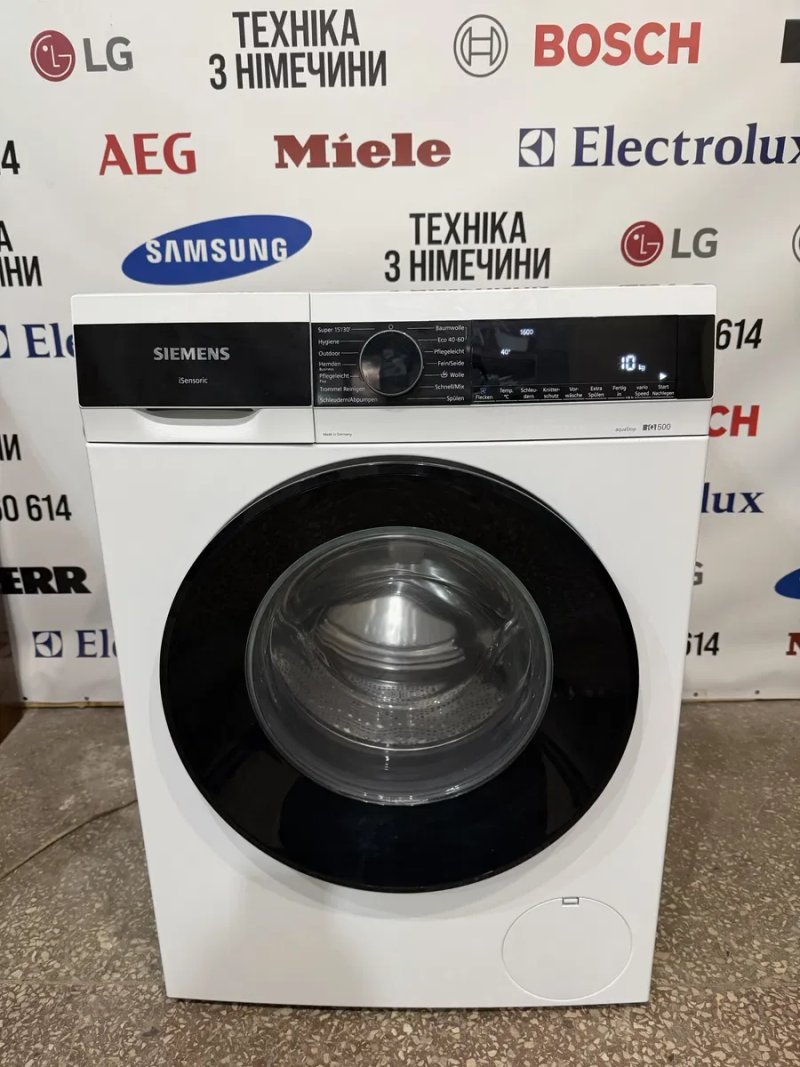 Пральна машина Siemens IQ500 10кг WG56G2M40 з Німеччини — фото 3