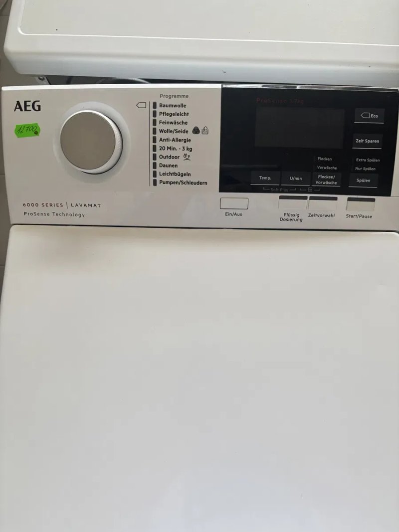 Пральна машина з вертикальним завантаженням AEG, L6TB61268 вертикалка АЕГ 6 серія — фото 2