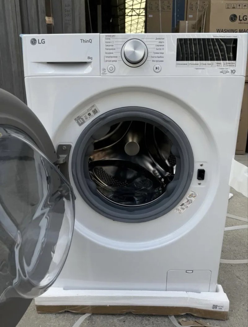 Пральна, стиральная машина з доставкою LG F2V5PS0W, гарантія, занос — фото 2