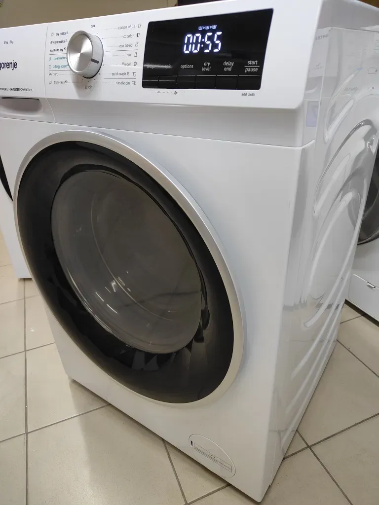 Прально-сушильна машина на 10/6 кг. Gorenje WD10514S.  1400 об/хв — фото 4