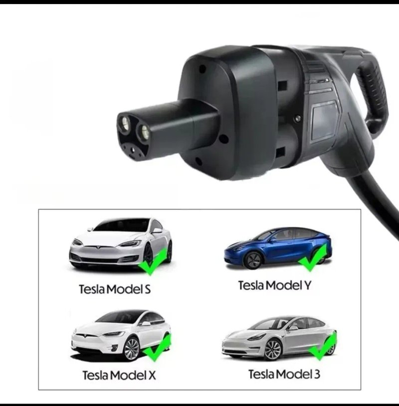 Преміум адаптер Tesla NACS - CCS2 + Type 2 Ipengen | AC+DC 400A 250кВт | Швидка та повільна зарядка | Для Tesla USA NACS — фото 5