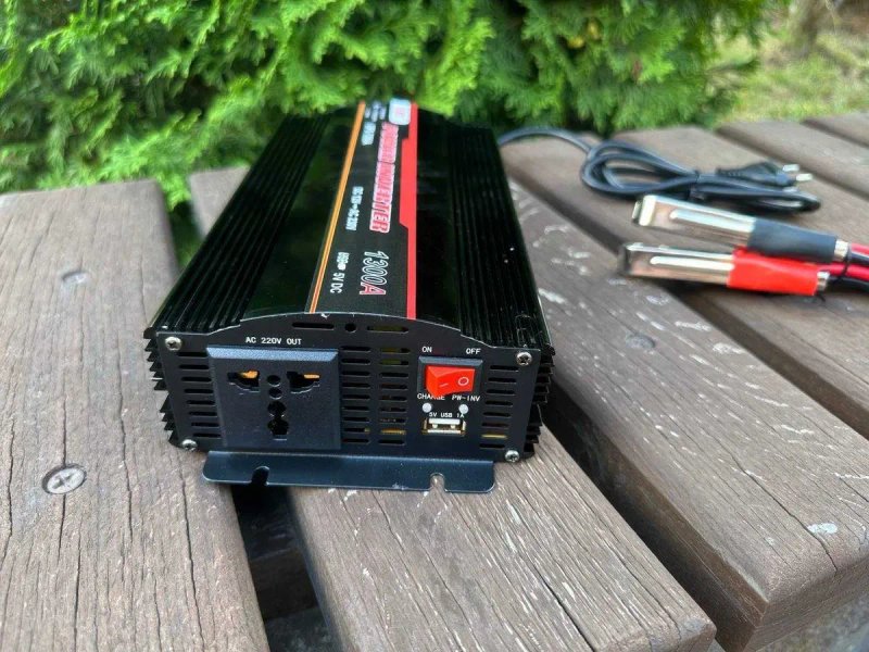 Преобразователь 12 220 чистая синусоида 1300w.‼️ Преобразователь 12 220 с зарядкой 1300ватт.‼️Преобразователь напряжения. ИБП. Инвертор генератор 1300 — фото 4