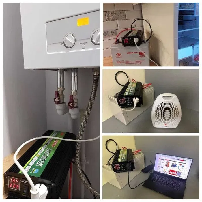 Преобразователь 12 220 чистая синусоида. Ивертор 5000.‼️ Ивертор 5000w, ивертор 5 квт. Преобразователь тока. Инвертор 5 квт. преобразователь 12 в — фото 2