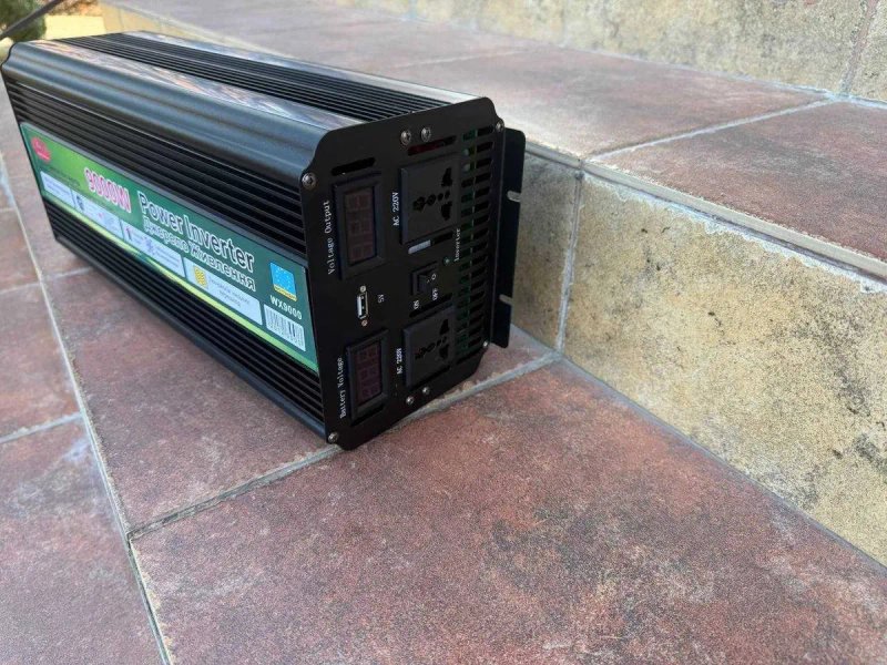Ивертор 9000 . Преобразователь 12 220 чистая синусоида.‼️ Ивертор 9000w, ивертор 9 квт. Преобразователь тока. Инвертор 9 квт. преобразователь 12 в — фото 7