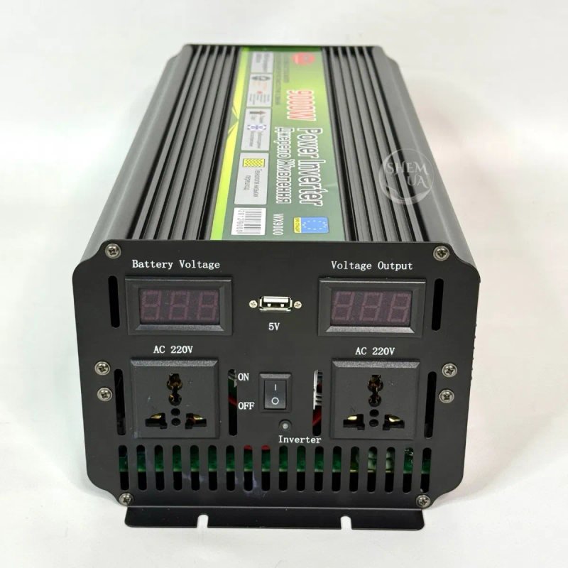 ‼️Преобразователь 12-220v 9000w Инвертор. ‼️Плавный пуск ⫸Акция -30%‼️Инвертор для дома‼️ Акумулятори LiFePo4 — фото 4
