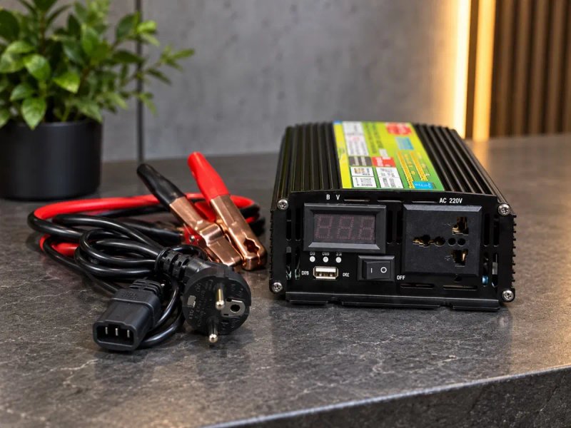 Преобразователь-ДБЖ 12-220v 3200w с подзарядкой аккумулятора. Инвертор/ Безперебійник. Інвертор/ Наявність від 1000вт-9000вт — фото 4