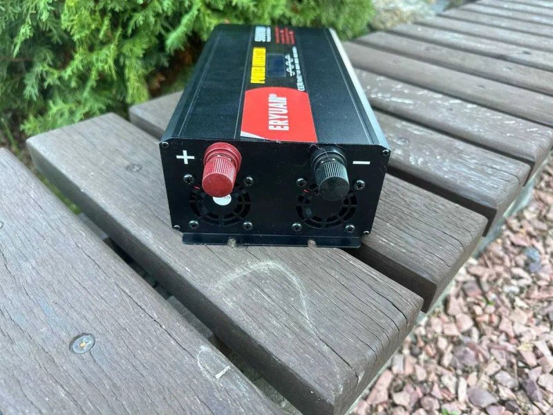 Преобразователь инвертор інвертор с чистой синусоидой 12v/220 5000вт. Інвертор для автомобільних акумуляторів. Перетворювач напруги чистий синус — фото 4