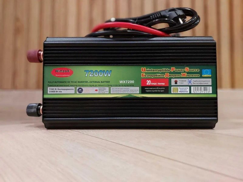 Преобразователь напряжения. Преобразователь 12 220 чистая синусоида 7200w.‼️ ИБП. Инвертор генератор.‼️ Преобразователь 12 220 с зарядкой 7200ватт — фото 3