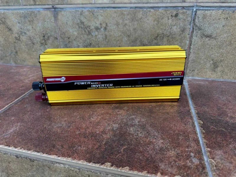 Преобразователь тока 12v-220v 2000 ватт. Инвертор напряжения. ⟹Акция — фото 2