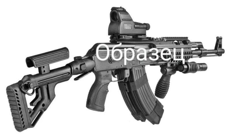 Приклад Fab Defense Israel UAS AK складний Вліво зі щокою для АК АК74 АКМ, Оригінал — фото 3