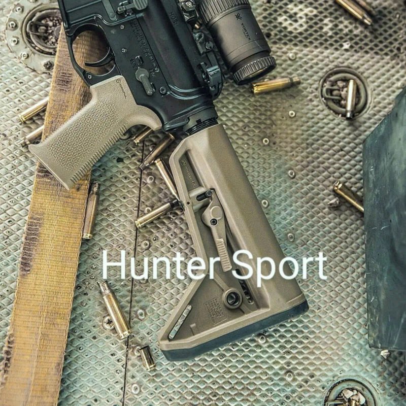 Приклад Magpul USA MOE SL Mil-Spec Без Труби, для АК АР серії Sig Sauer Colt Оригінал MAG347 — фото 3