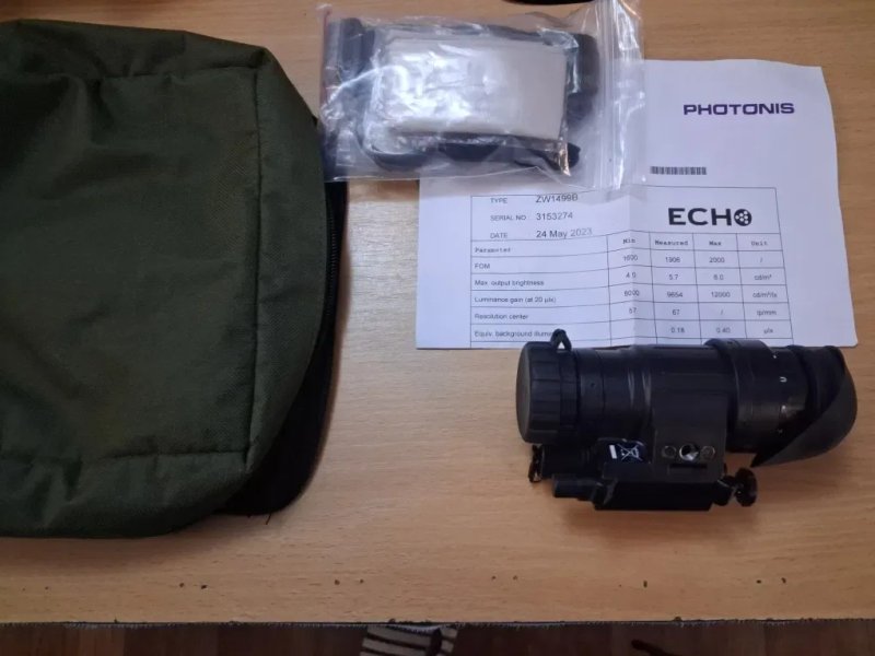 Прилад нічного бачення на білом фосфоре  PVS 14 пнб, ген 3, 2000 Фом,  монокуляр, нічне водіння, — фото 3