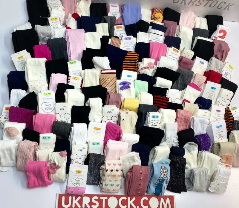 Primark Колготи дитячі Англія, 12,5€/кг, сток оптом, стоковий одяг — фото 3