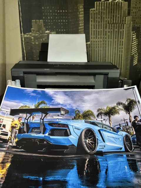 Принтер Epson L1300. Пробег 870 страничек.