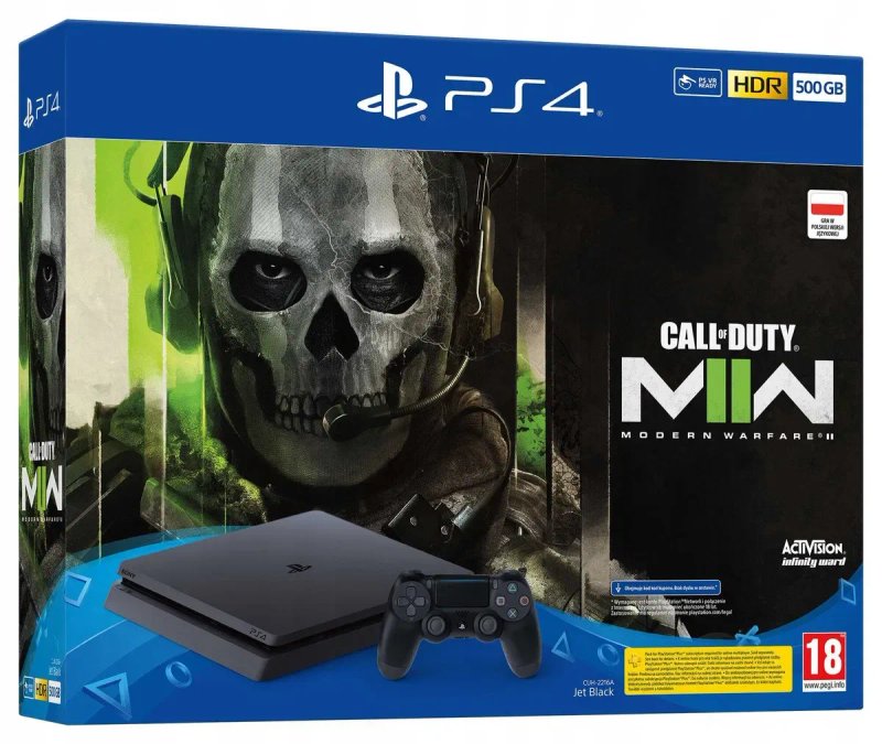 приставка Sony PlayStation 4 Slim 500GB Геймпад Call of Duty — фото 2