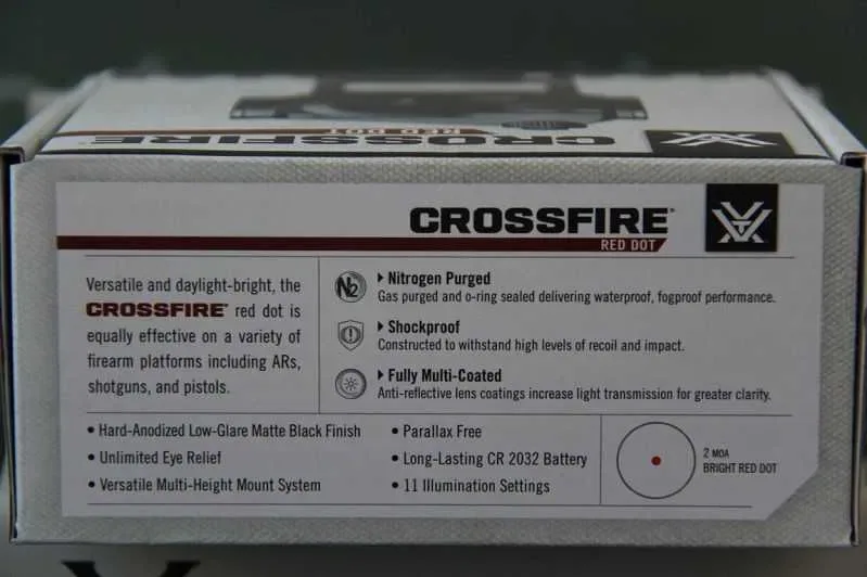 прицел колиматорный США Vortex Crossfire Red Dot — фото 8
