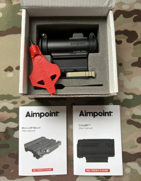 Приціл Aimpoint® CompM5™ з точкою 2 МОА швидкозміний Оригінал Швеція‼️