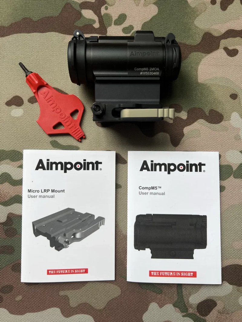 Приціл Aimpoint® CompM5™ з точкою 2 МОА швидкозміний Оригінал Швеція‼️ — фото 2