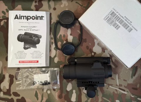 Приціл коліматорний AIMPOINT AB COMPM4H 2 MOA QRP2 Оригінал Швеція‼️