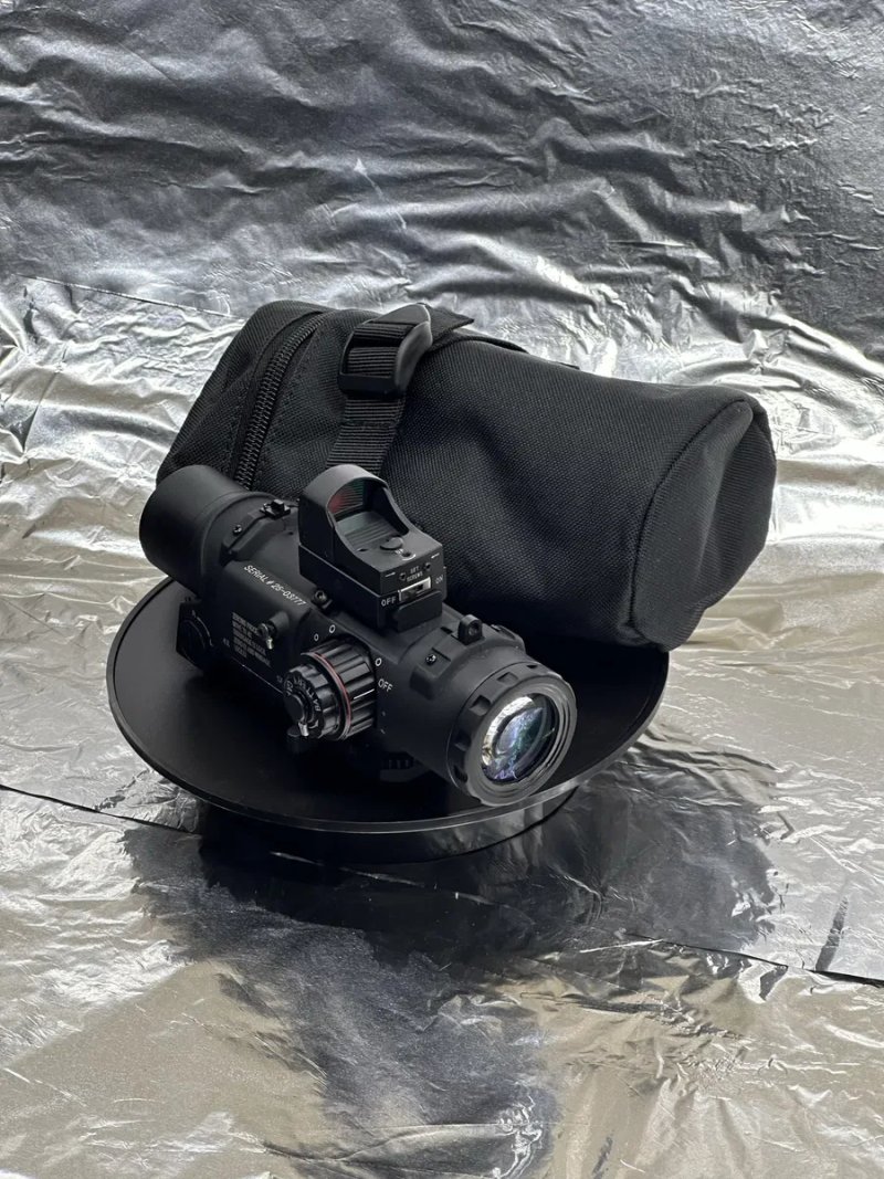 Призматический прицел Elcan Spectre 1-4 Black с коллиматором — фото 4