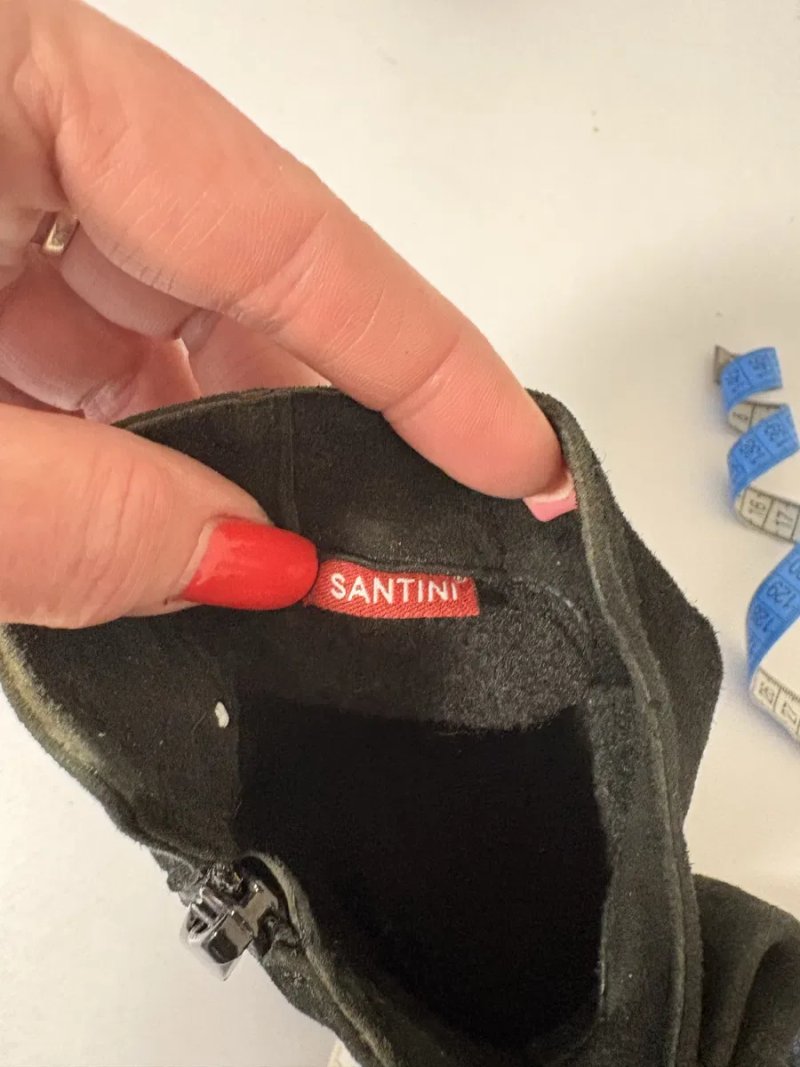 Продам батальйони натуральна замша від бренду Santini p.39 — фото 3