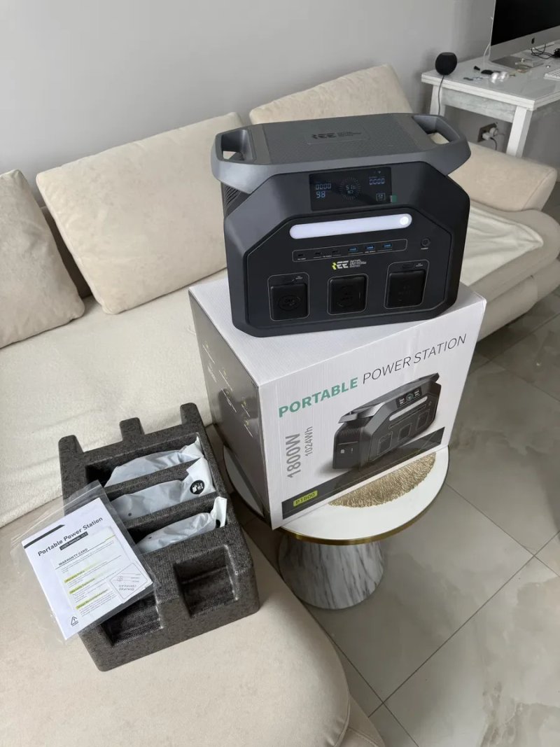 Продам iee p 1800 Зарядна станція як екофлоу ecoflow ieetek p1800 є в наявності Зарядна станція IEETek P1800 1800 Вт 1024 Вт год LiFePO4 — фото 3