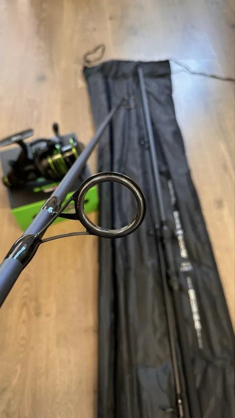 Продам короповий набір.Вудлище Daiwa balck widow 17 ,3.6м 3.0lb 3сек. Котушка Flagman Endura carp 7000fs