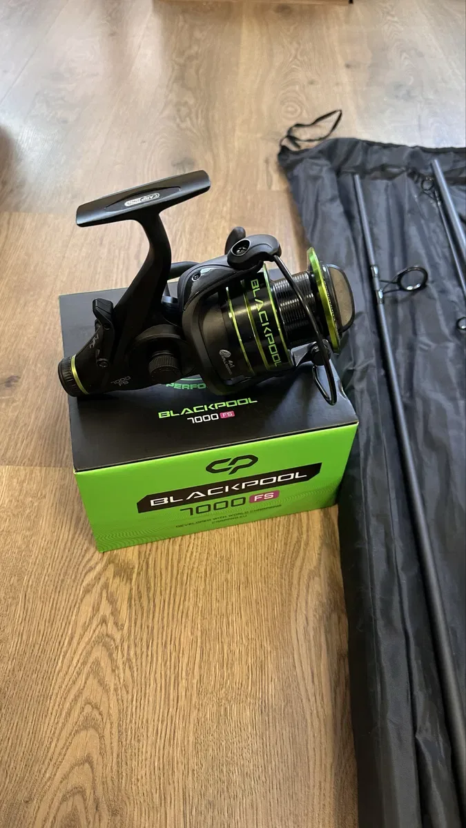 Продам короповий набір.Вудлище Daiwa balck widow 17 ,3.6м 3.0lb 3сек. Котушка Flagman Endura carp 7000fs — фото 3