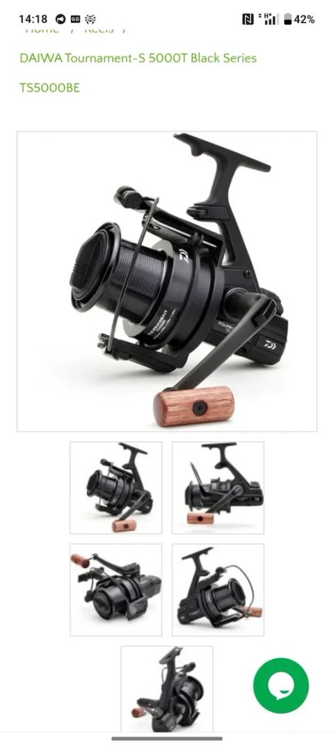Продам коропову катушку Daiwa Tornament TS5000BE