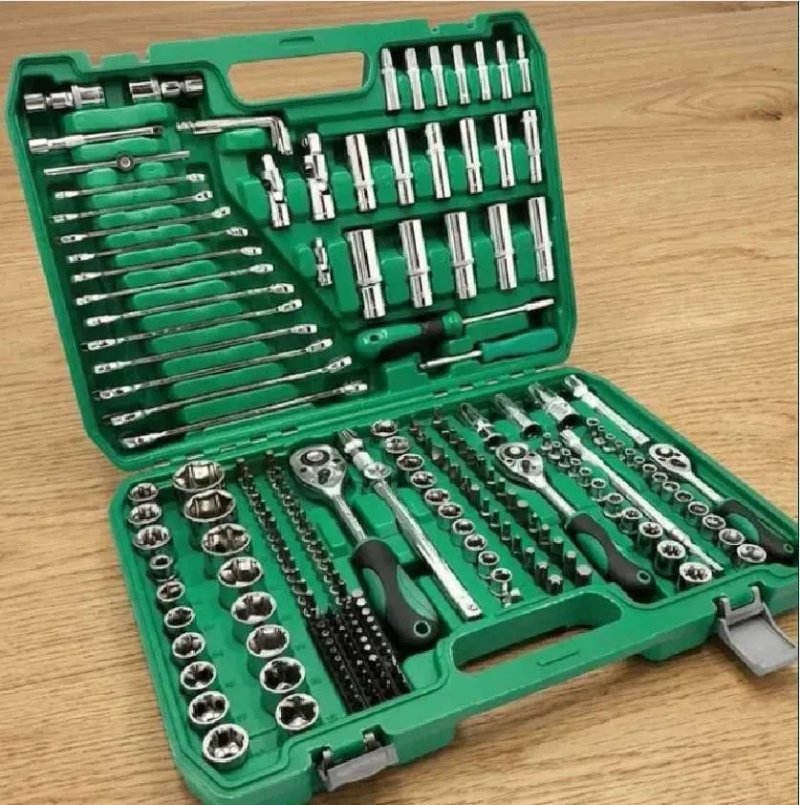 Продам набор профессиональных инструментов NEW TOOLS-216 (50270-NT216) на 216 ключей головок Набір інструментів ключів торцевих головок 216 предметів — фото 4