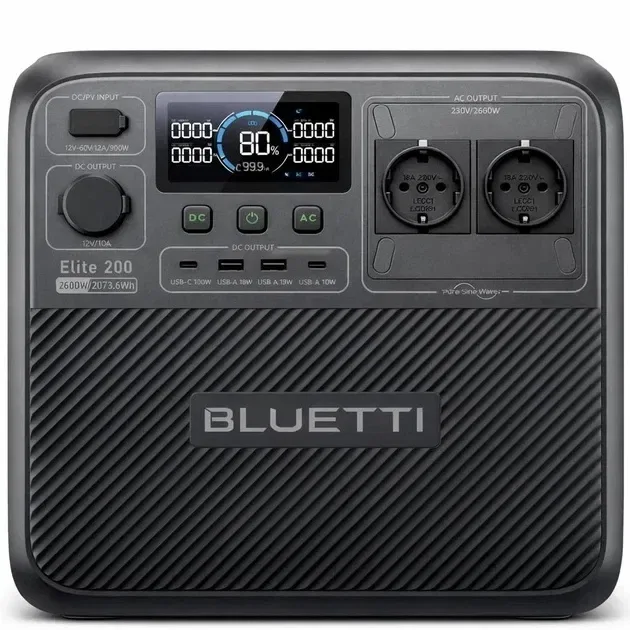 Продам нову зарядна станція Bluetti  Elite 200 V2 2.7 КВт | 2,073 КВт/год ЗАПАКОВАНА — фото 3