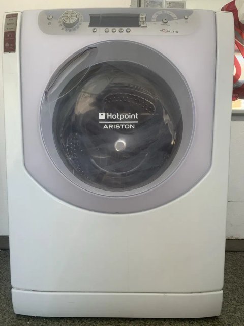 Продам пральну машину Ariston Hotpoint Aqualtis AQSD129, 5 кг. Вузька! Гарантія.