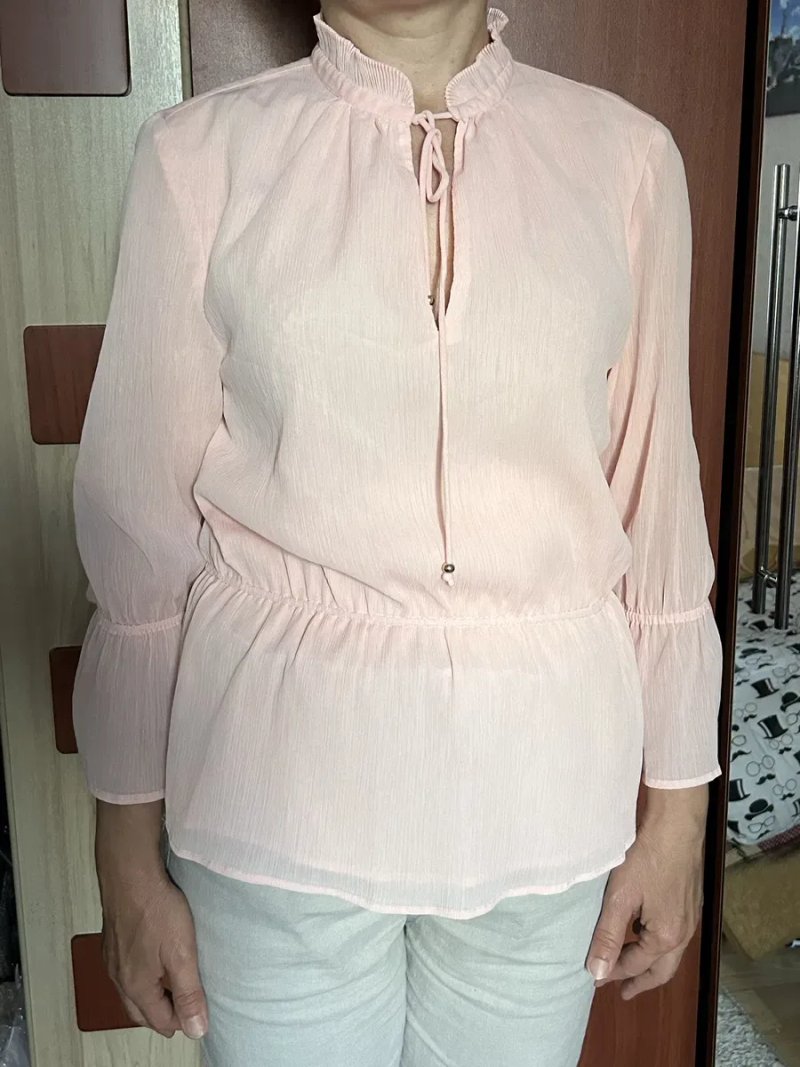 Продам Рожеву блузку H&M / легка / ніжна / нова / S — фото 2