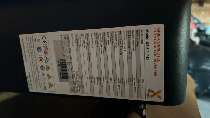 продам сонячний інвертор solax power серії x3 мережевий — фото 4