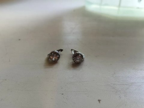 Продам срібні сережки