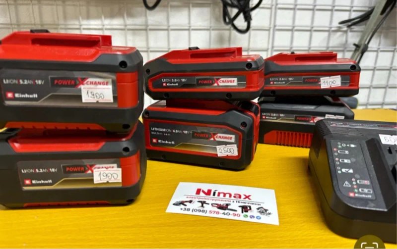 Продам свої власні Акумулятори Einhell Power X-Change 18V літієві — фото 2
