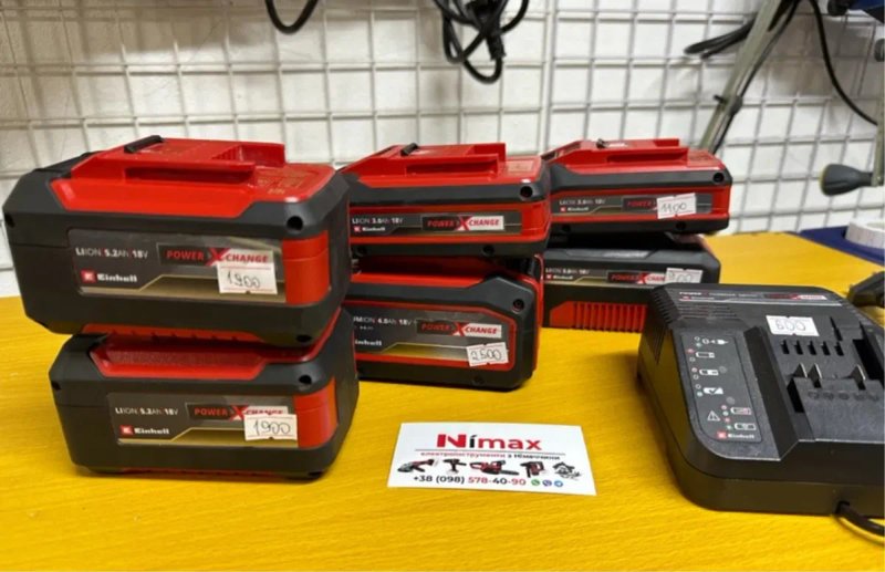 Продам свої власні Акумулятори Einhell Power X-Change 18V літієві — фото 3