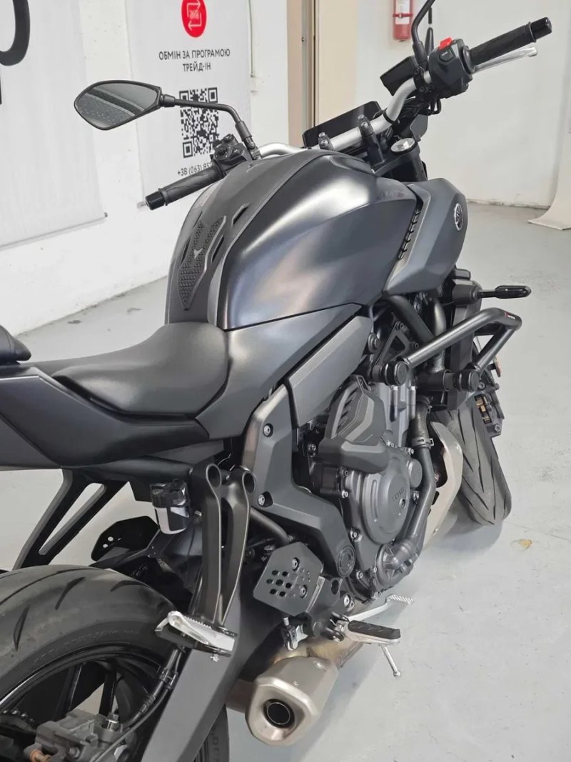 Продаємо офіційний мотоцикл Yamaha МТ-07 Y-AMT (роботизована КПП), 2025 року випуску. — фото 6