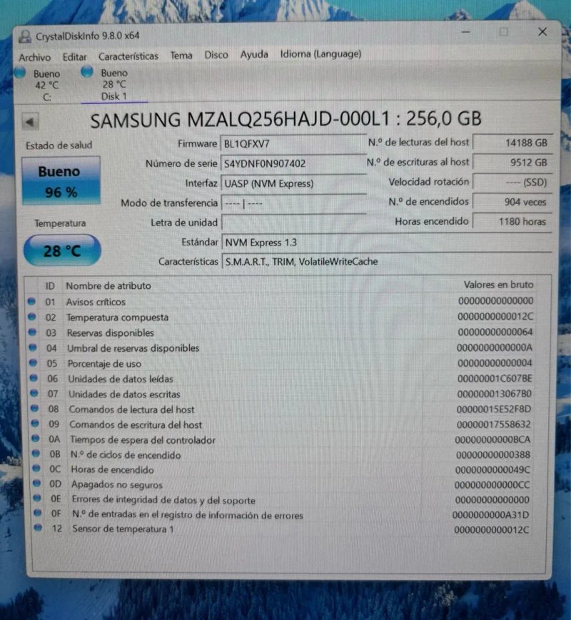 Продаю лот з 9 дисків. Ціна вказана за одну штуку.SSD Samsung PM991 256GB M.2 2242 PCIe NVMe — фото 3