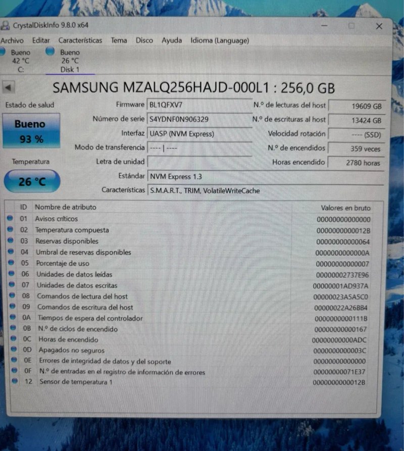 Продаю лот з 9 дисків. Ціна вказана за одну штуку.SSD Samsung PM991 256GB M.2 2242 PCIe NVMe — фото 4