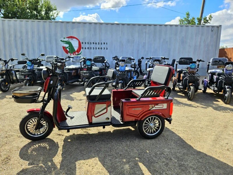 Продажа Электротрицикл 1500ват стокмото Трехколесный электротрайк tr1 ГРАФЕН/ЛИТИЙ АКБ ГАРАНТИЯ!СЕРВИС!Доставка!кросер tr5 crosser stokmoto ОПТ./РОЗН. — фото 3