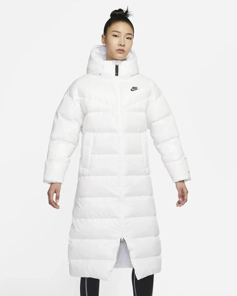 Оригінал! сша! Жіночий пуховик nike w nsw tf city hd parka dh4081-100 пальто зимове новий стан