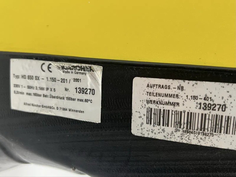 Професійна мийка karcher HD 650SX — фото 8