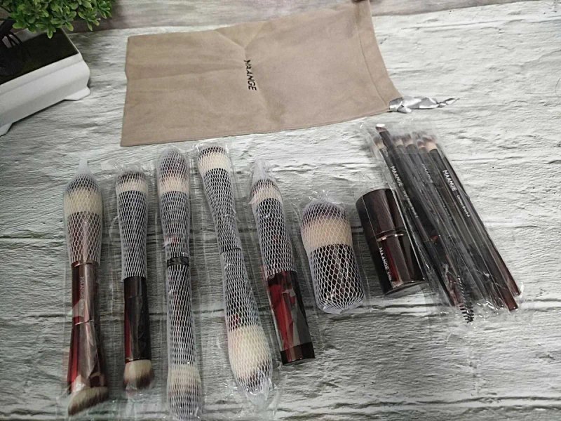 Професійні пензлі для макіяжу набір 20 шт MAANGE із сумкою для зберігання — фото 8